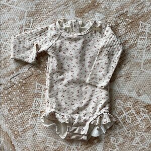 Clay Ditsy Olivia Rashguard One-Piece 3-6M